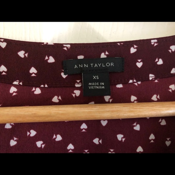 Burgundy Ace of Spades Blouse - Picture 3 of 3